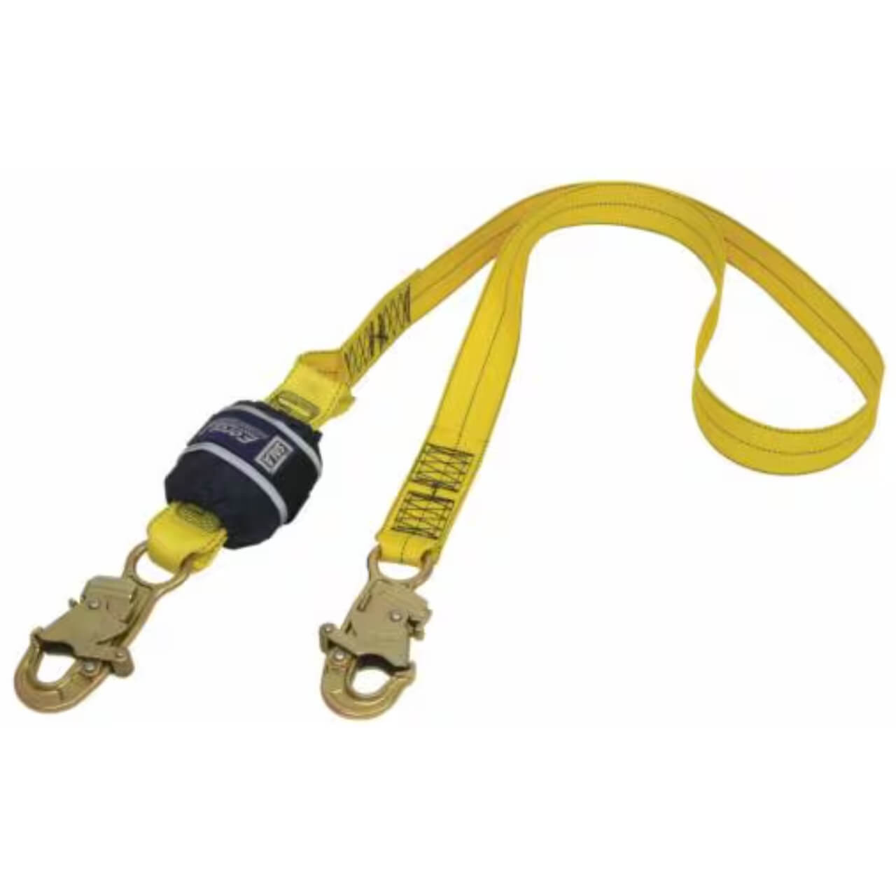 3M Dbi-Sala Force2 Shock Absorbing Elasticated Lanyard Single Tail Yellow 2.0m Z10202580E