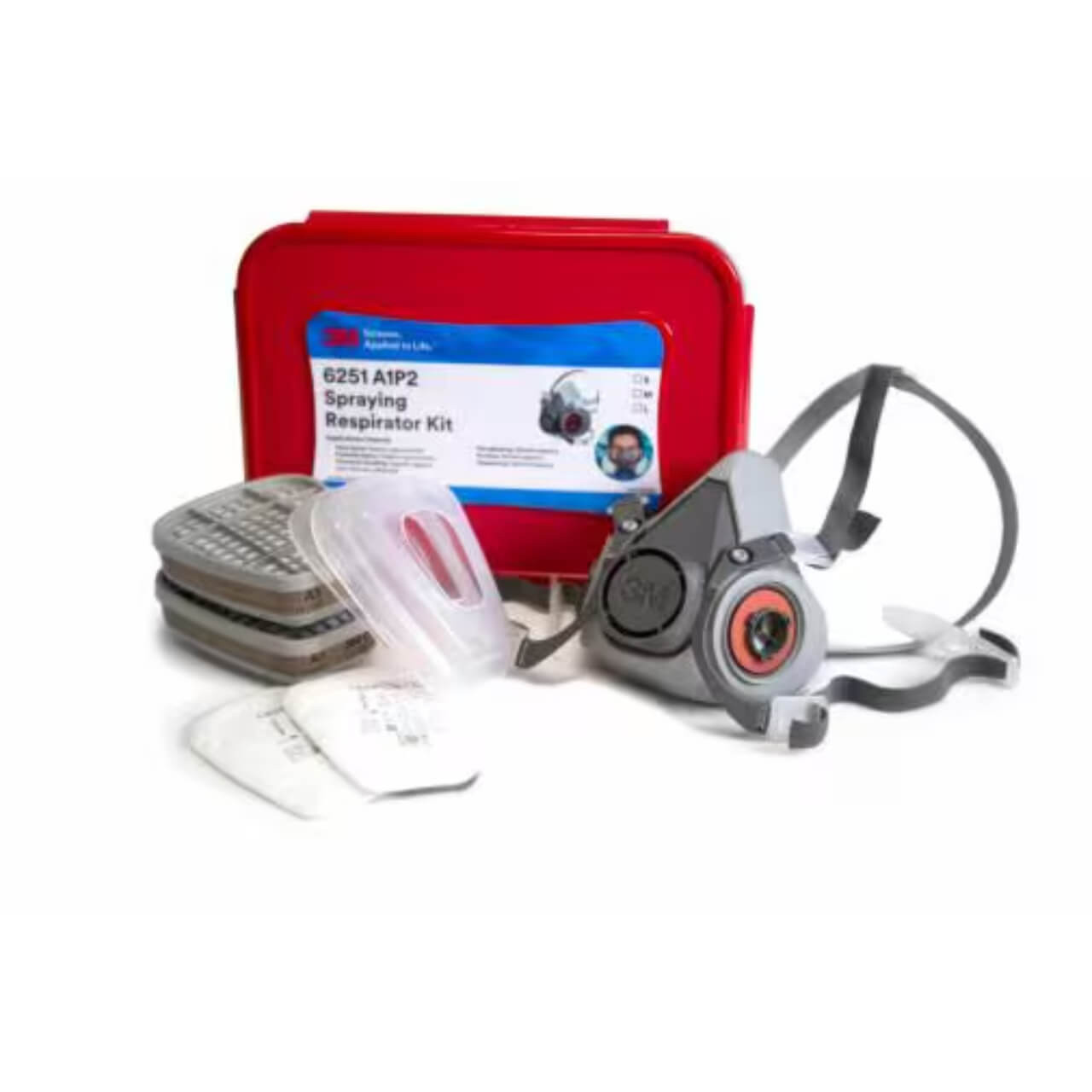 3M 6251 Large Spraying Respirator Kit A1P2