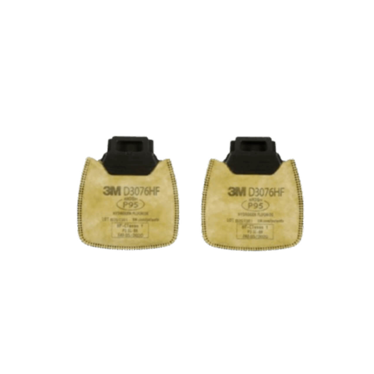 3M Secure Click Particulate Cartridge P95/Hydrogen Fluoride W/ Nuisance Acid Gas Relief D3076HF