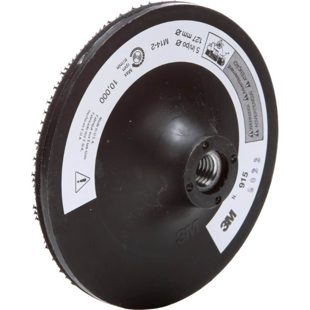 3M 125x14mm Disc Pad Holder 915 Backing Pad