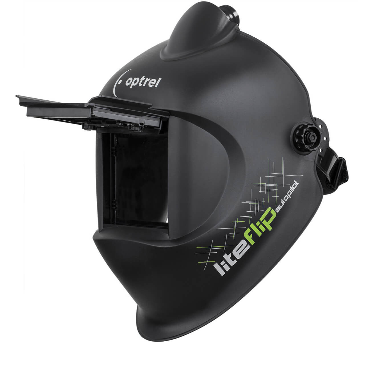 Optrel Liteflip PAPR Automatic Welding Helmet Black 5-14 Use With E3000 Air Purifier