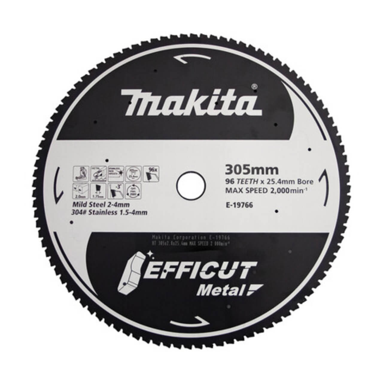 Makita EFFICUT 305x25.4x 96T INOX Cold Metal Saw Blade