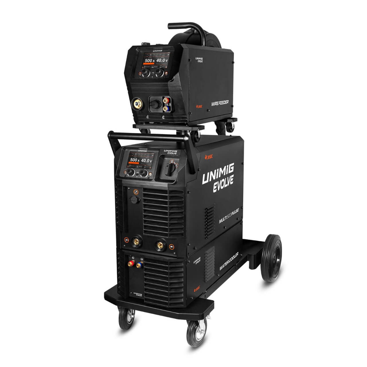 Unimig Evolve 500 Pulse Multi Process M580W Water Cooled Package With Trolley