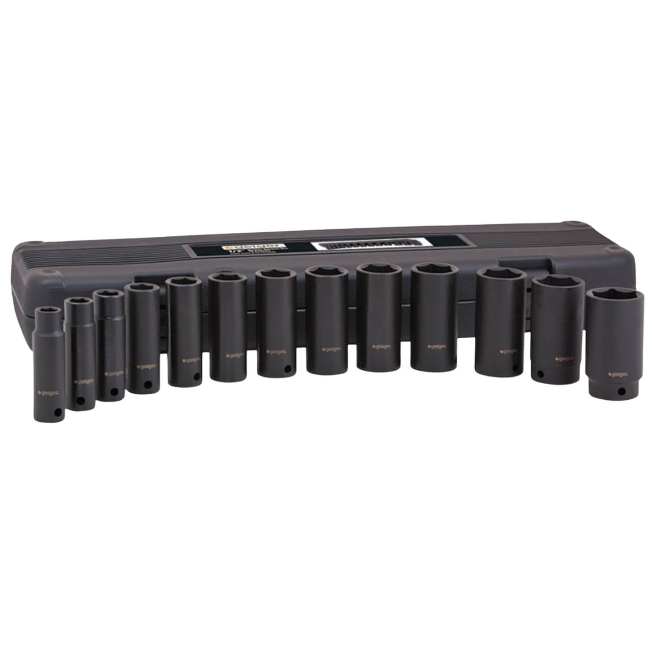 Geiger 1/2” Drive Imperial Socket Set (13pc.)