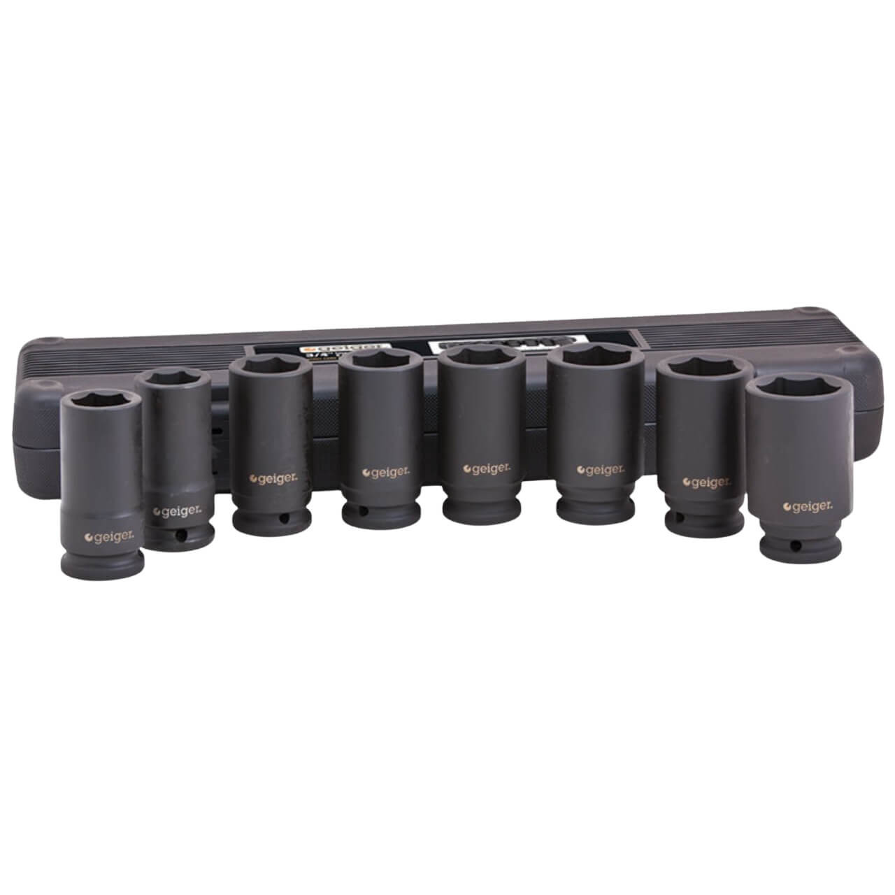 Geiger 3/4” Drive Imperial Socket Set (8pc.)