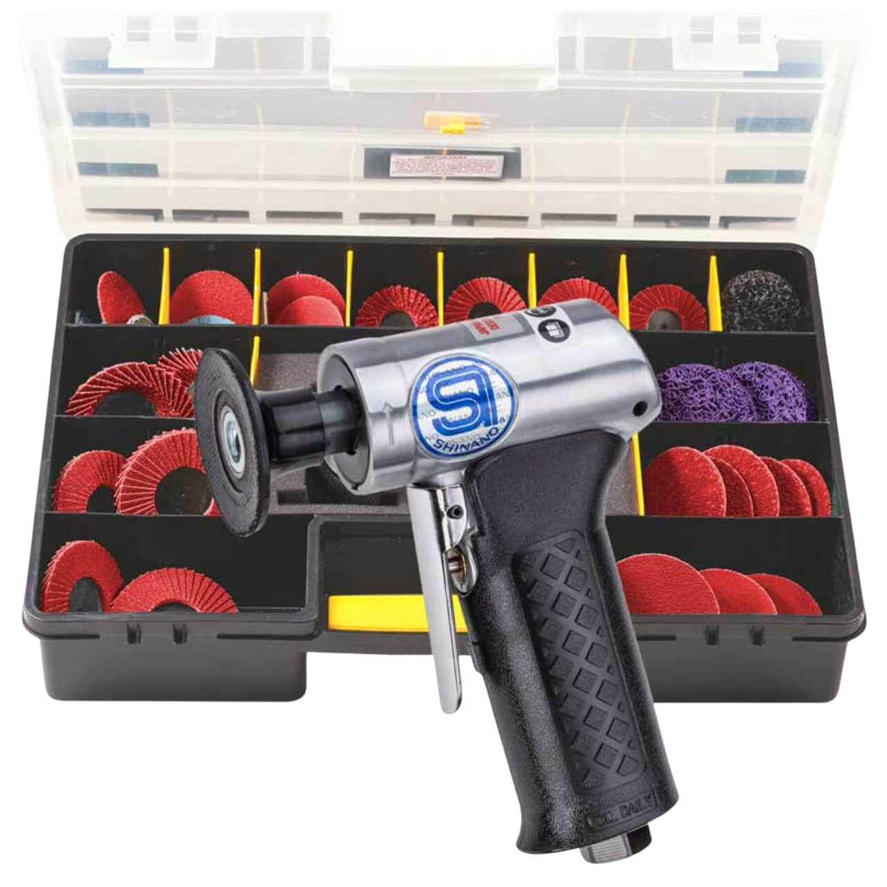 Shinano 50mm & 75mm Quick Change Sander & Paint Stripping Kit 3