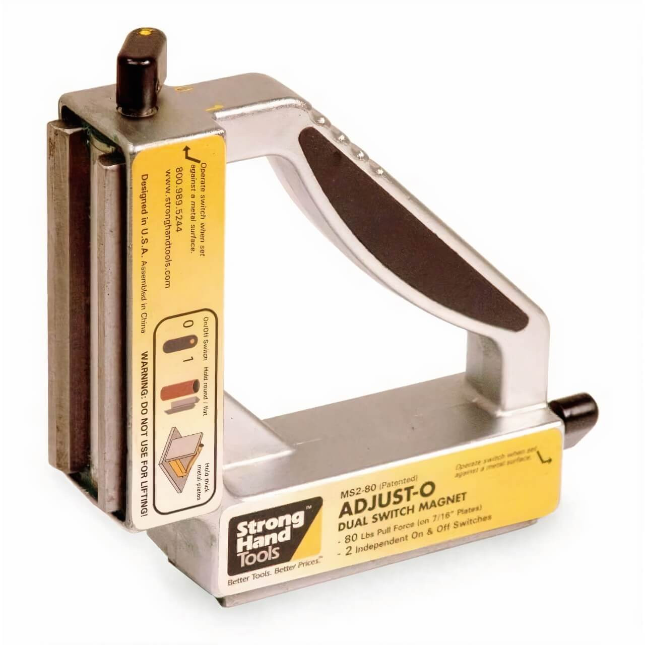 Stronghand Adjust-O Magnet 90deg Dual Switch Small