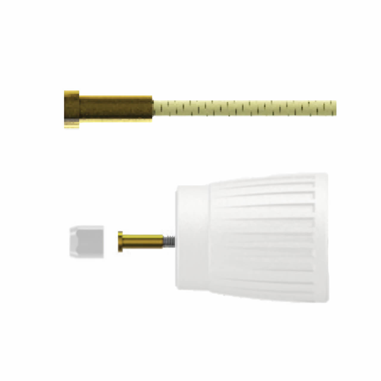 Translas Plastic Coated Liner Yellow 5 Metre For 0.81.0mm Wire