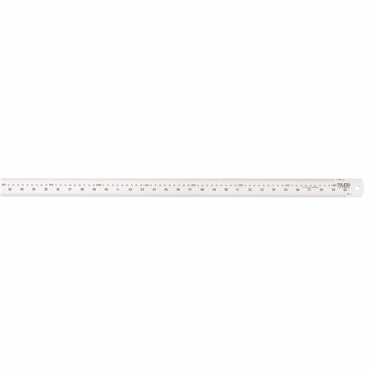 Toledo 2000mm/78” Stainless Steel Single Sided Rule Metric & Imperial