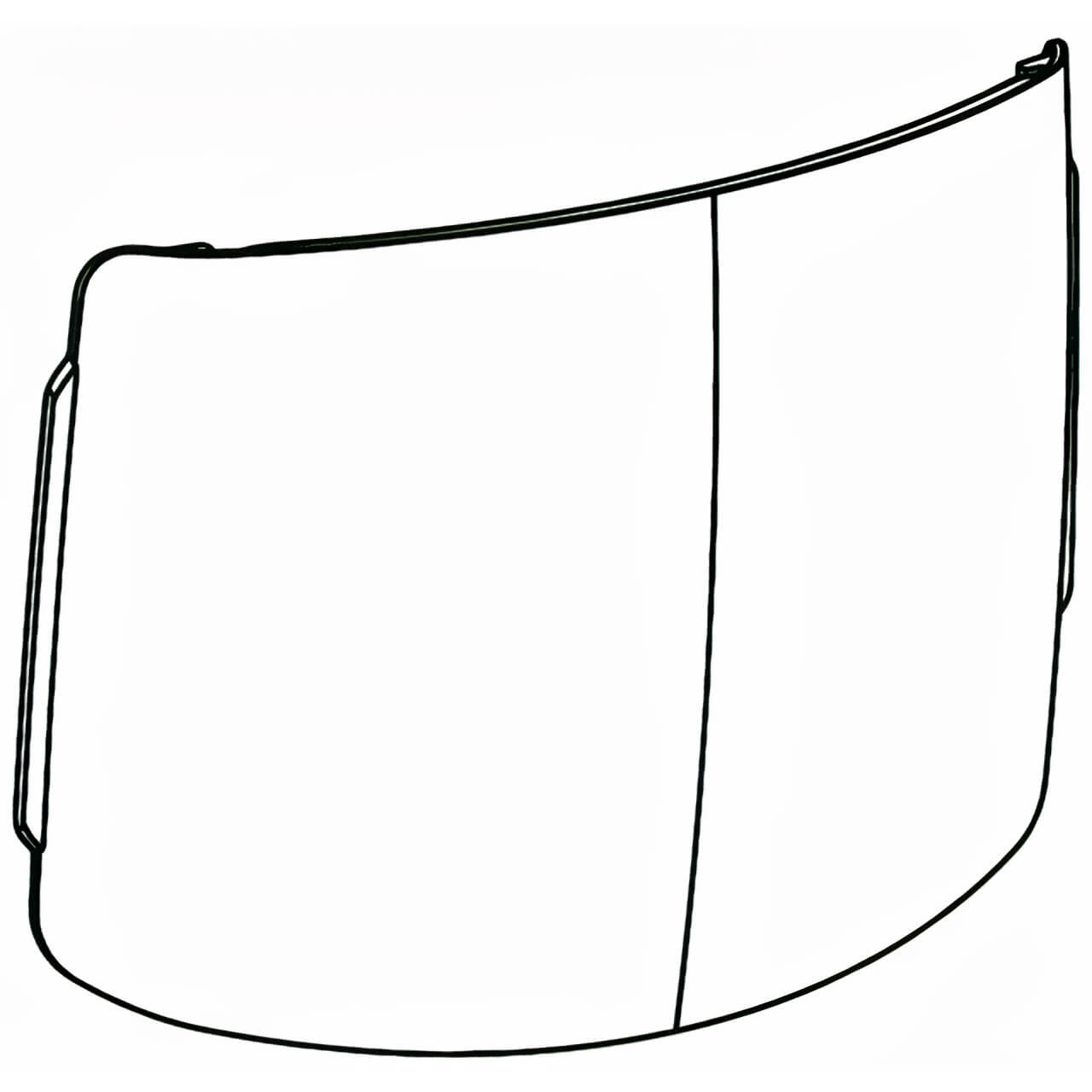 Clear Outer Lens 178x130mm suit Promax 600/650/680 5pk
