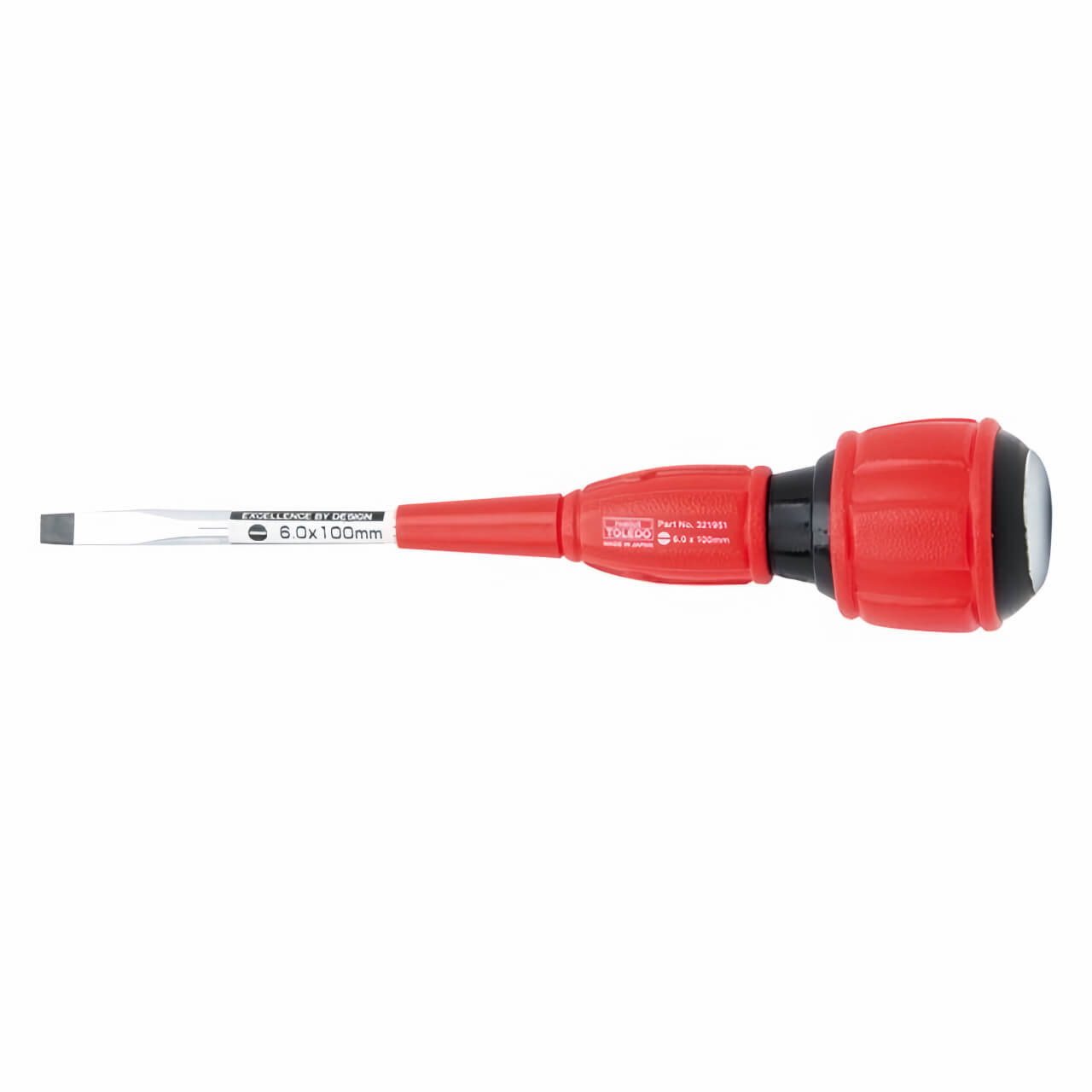 Toledo Screwdriver S/Thru Sl6.0 X 100Mm
