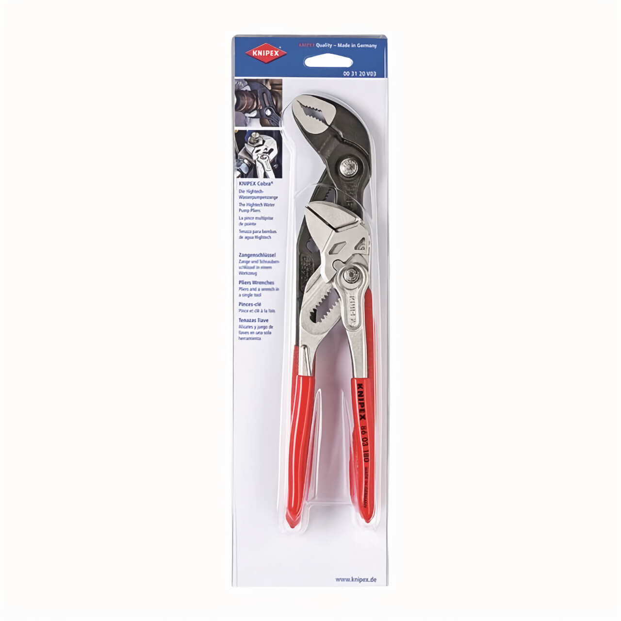Knipex Cobra & Plier Wrench Set 2 Piece