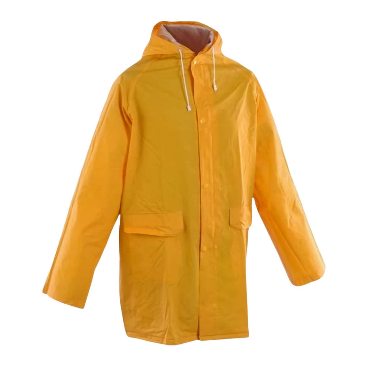 Yellow 3/4 Length PVC Rain Jacket 3XL