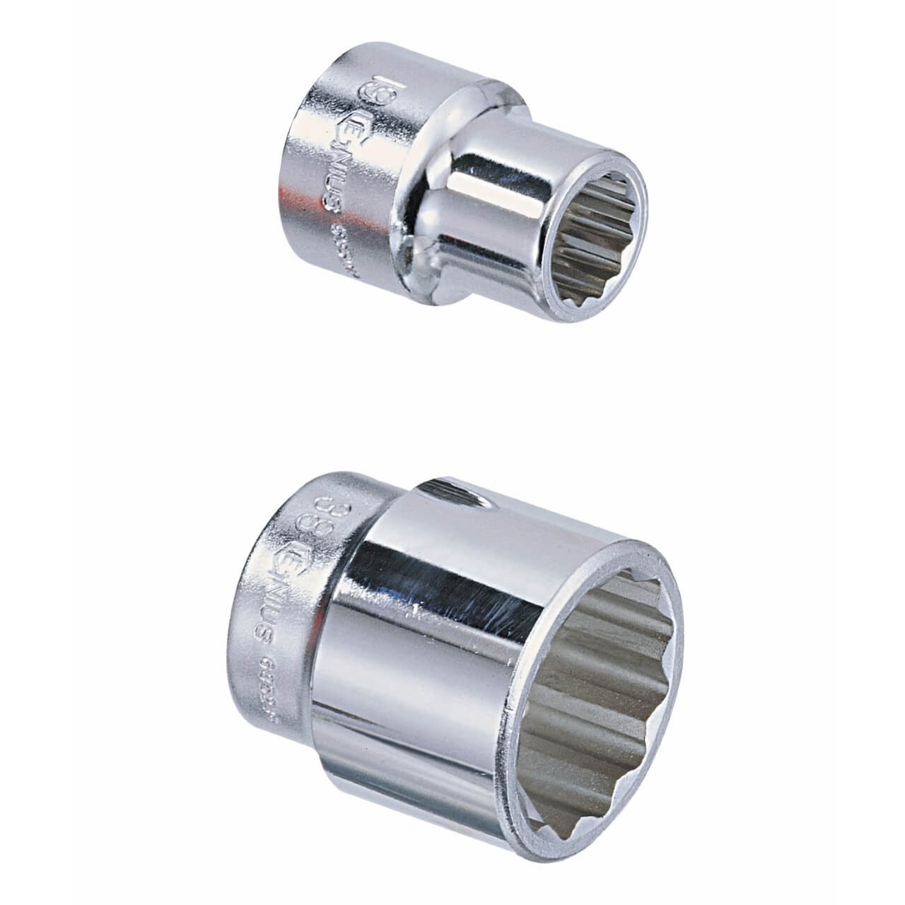 Genius 3/4 Dr x 1-1/4 12pt C/M Hand Socket Imperial