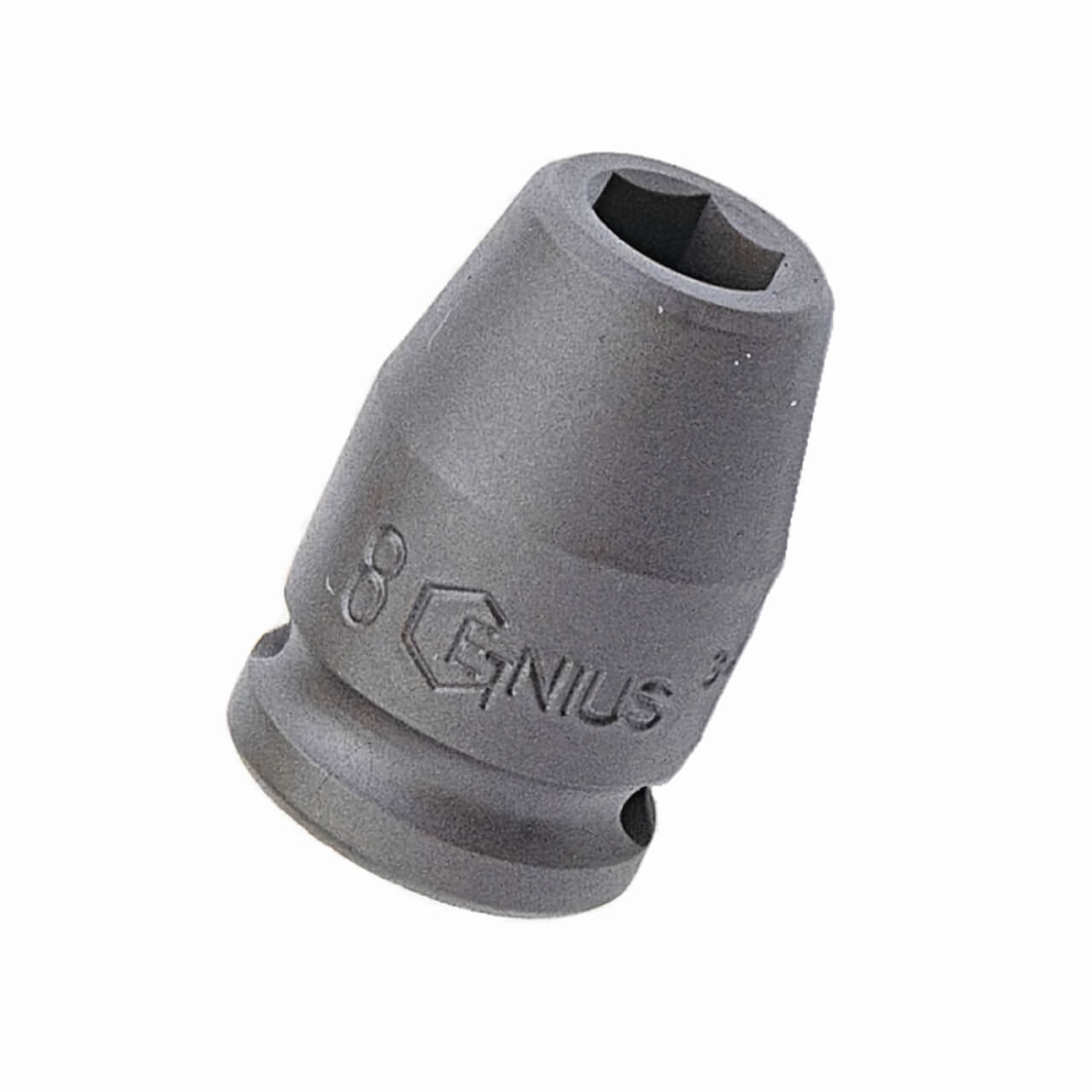 Genius 3/8 Dr x 12mm C/M Std Impact Socket Metric