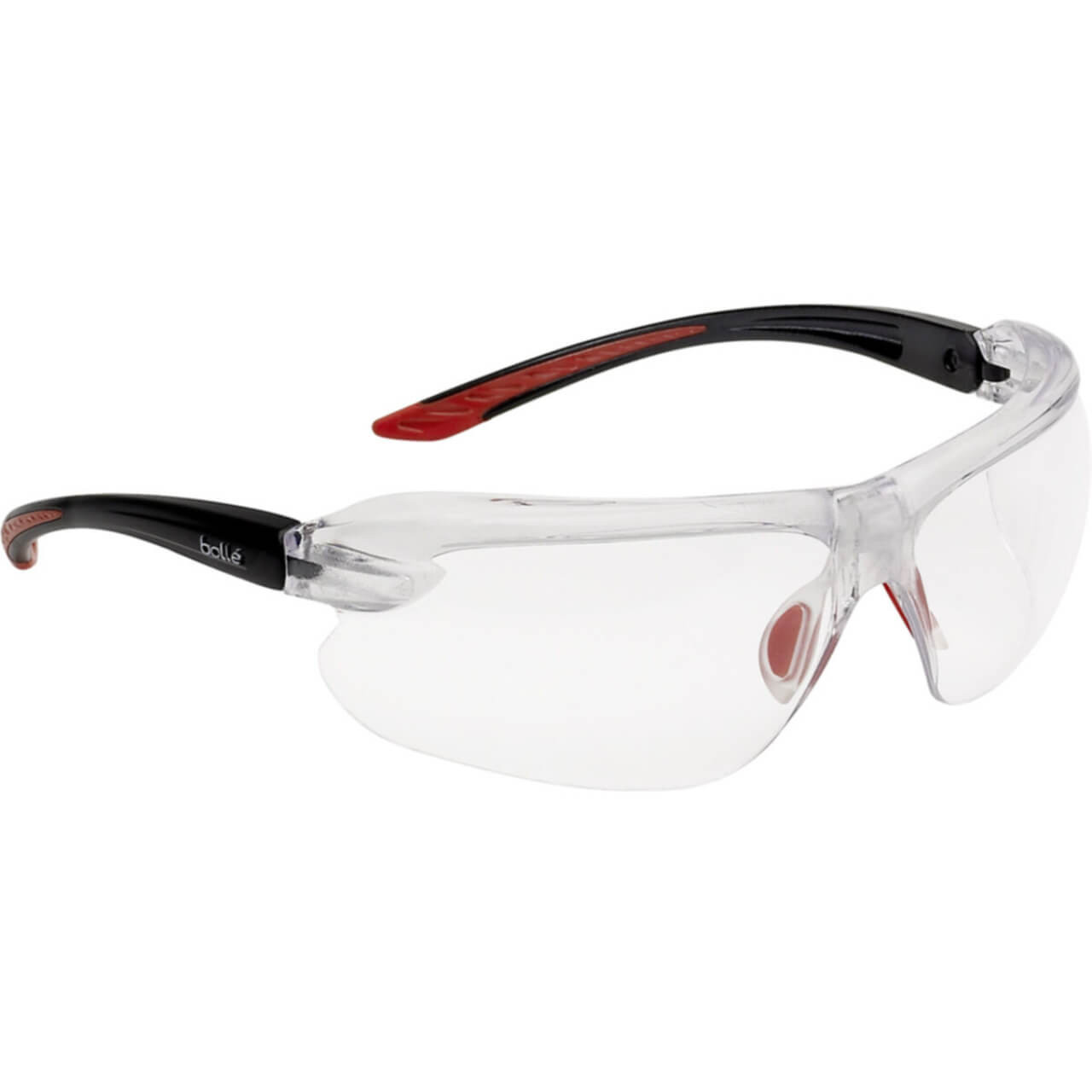 Bolle IRI-s Diopter Black/Grey Temple AS/AF Clear Lens Specs +1.5
