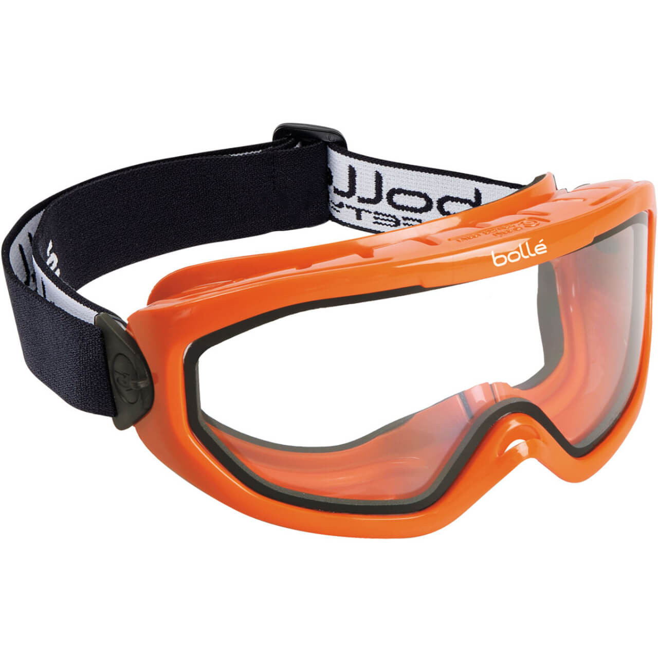 Bolle Blast Duo Orange PVC Frame AS/AF Clear Goggle No Vents Inc Foam