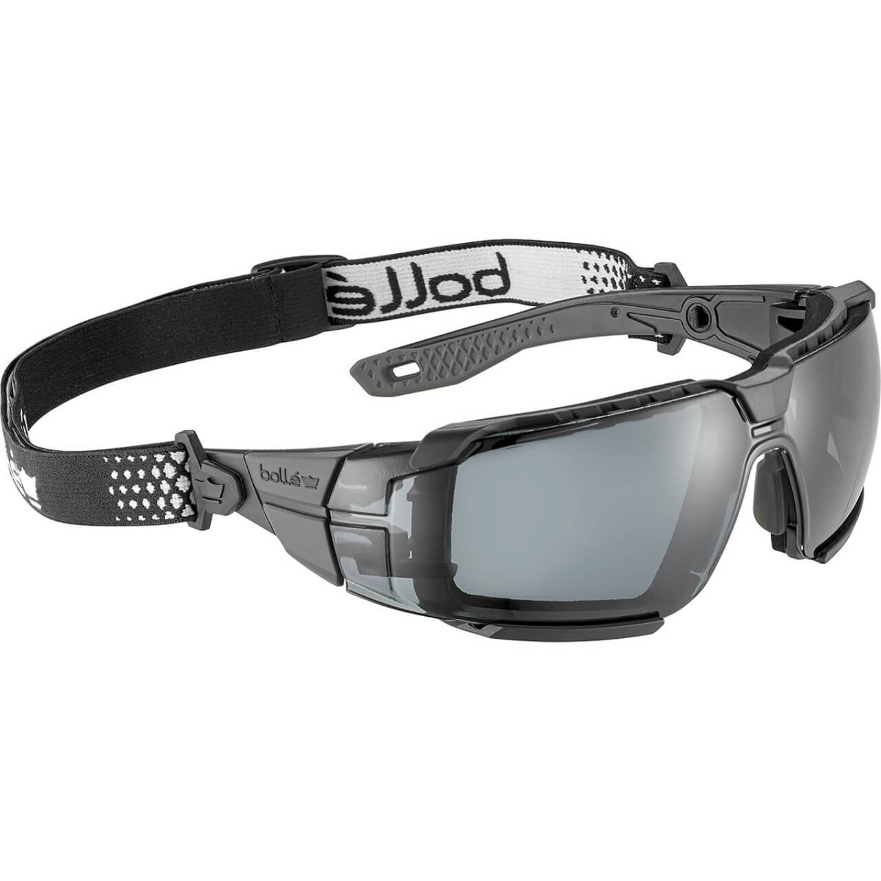 Bolle Rush+ 2.0 XP Platinum Smoke Medium/Large Specs With Gasket & Strap