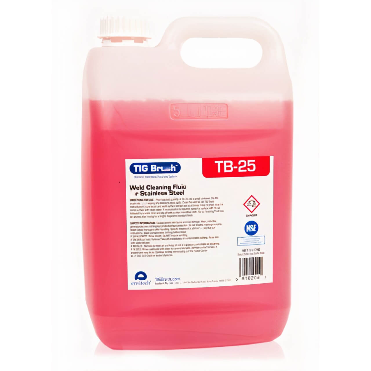 Tig Brush TB-25 Weld Cleaning Fluid 5 Litre