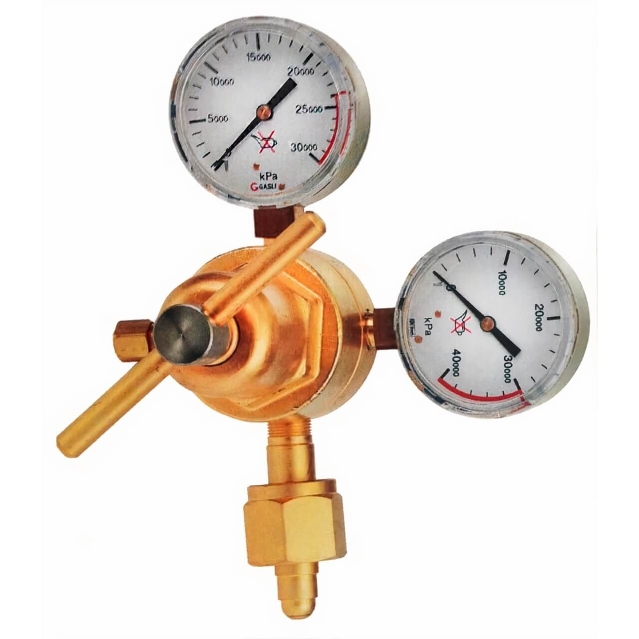 Harris 8700 Nitrogen Self Relieving Regulator. 0-21.000KPA out & 38.500KPA in