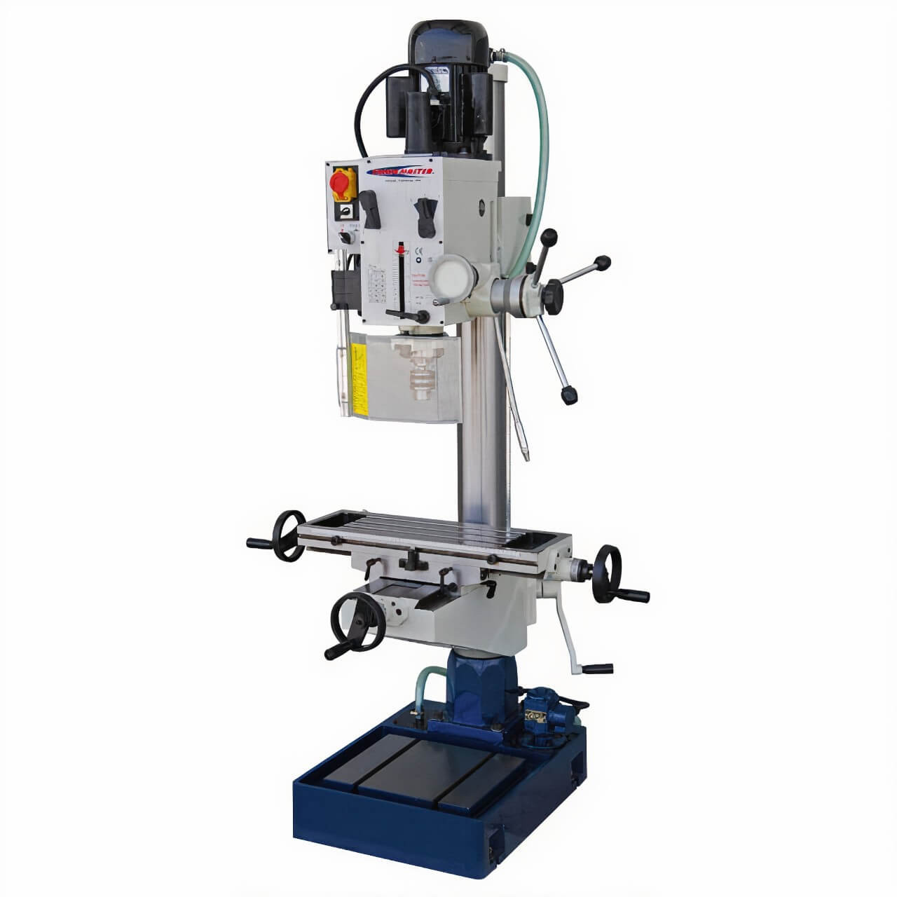 Trademaster Geared Head Mill Drill with Coolant. 4MT. 240V