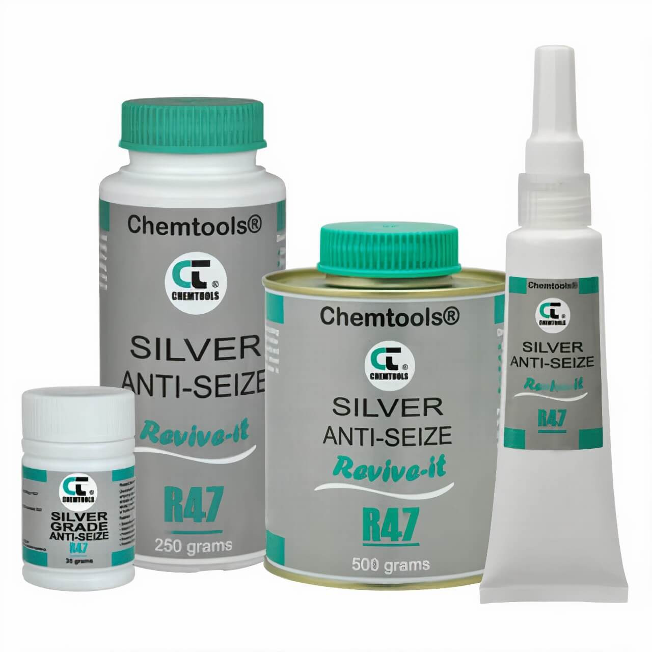 CT R47 Silver Grade Anti-Seize 500g Brush Top