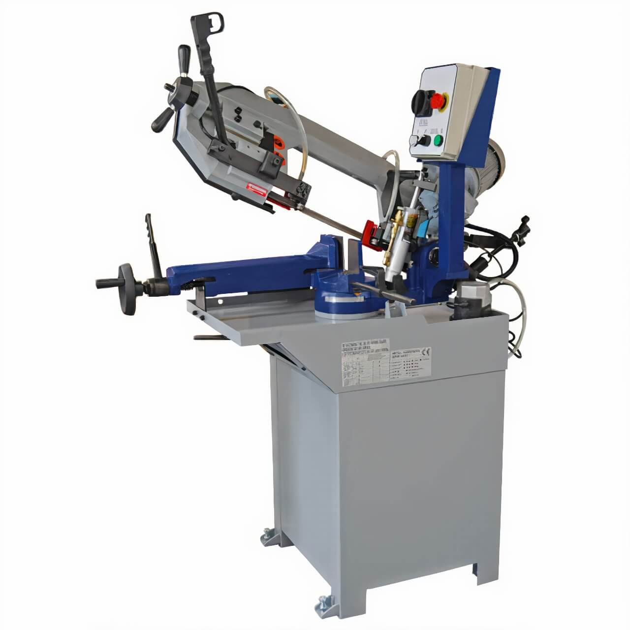 ITM Bandsaw 170mm Cap Swivel Head 1 Speed 240V 1PH Hyd Down Feed
