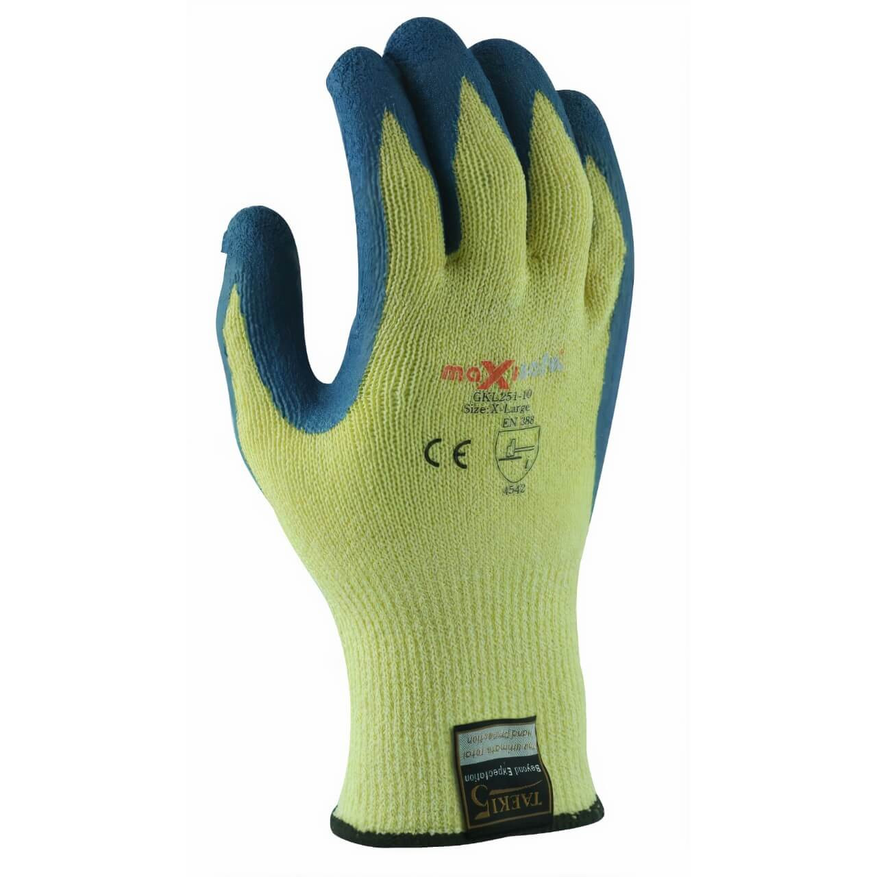 Maxisafe G-Force Grippa Cut F Blue Latex Glove XL