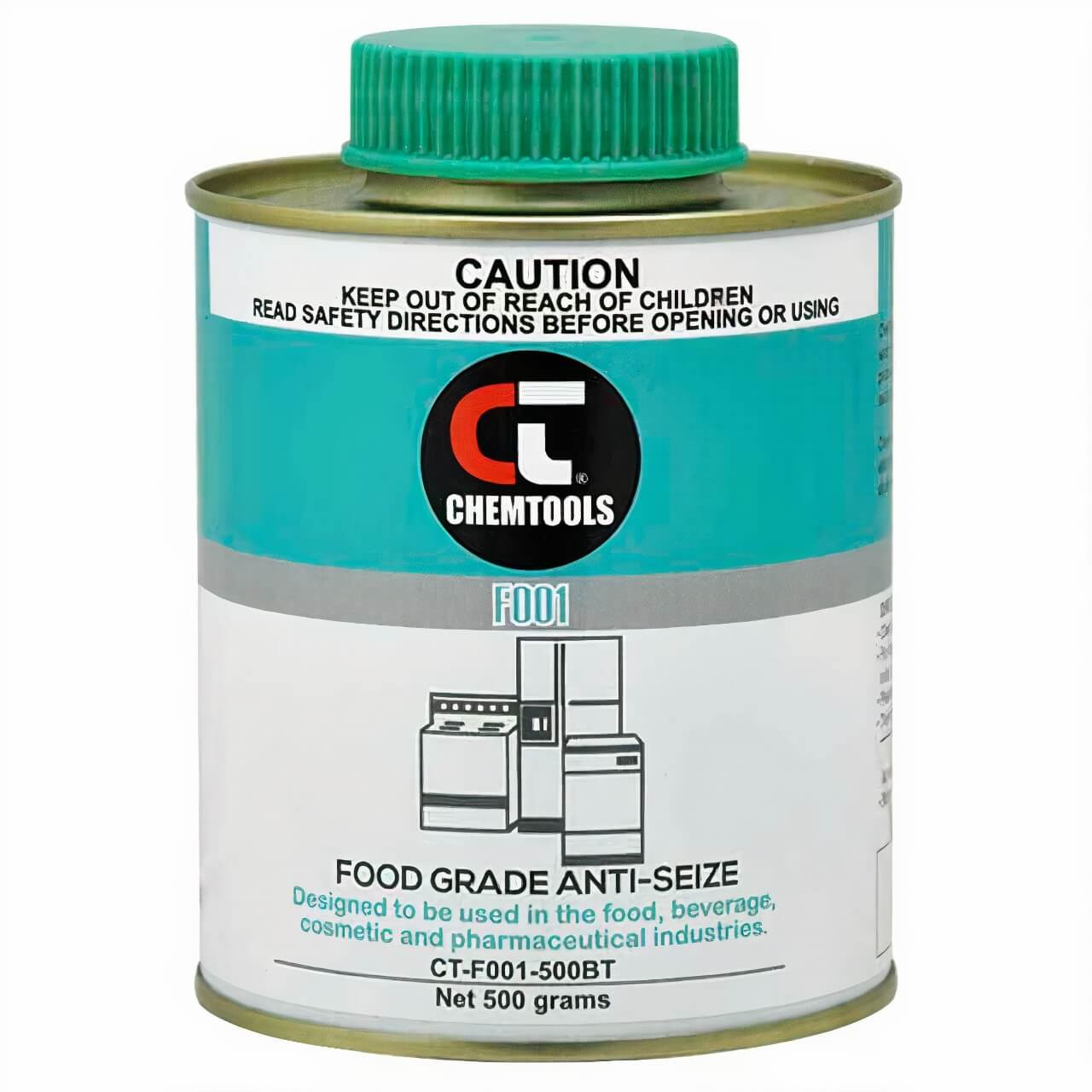 CT Food Grade Anti-Seize Compound 500g Brush Top