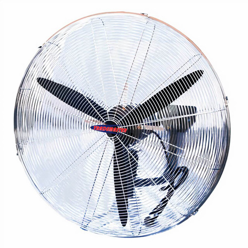 Trademaster Industrial Fan. 30”. 3 Speed. Oscillating. Wall Mount