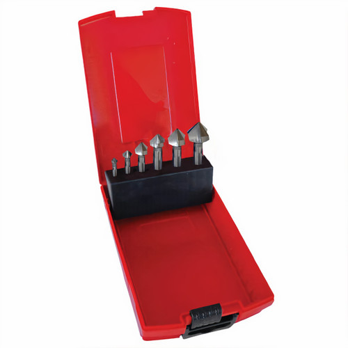 6 Piece 3 Flute Countersink Set 3 - 20.5mm