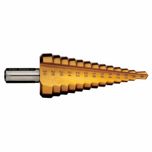 Alpha 6-32mm 2 Flute Straight Step Drill