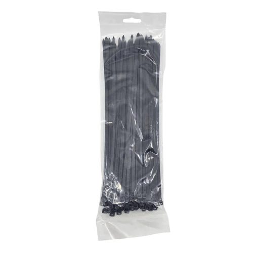 Zenarc Cable Tie Black 300 x 4.8mm 100pk