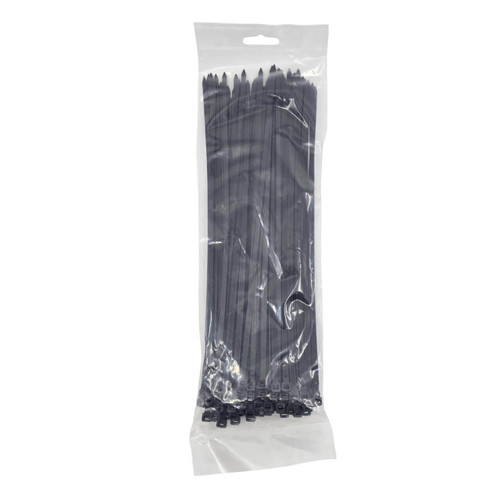 Cable Tie Black 300 x 4.8mm 100pk