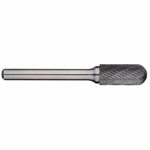Alpha 5/16x3/4 Cylindrical Ball Nose Carbide Burr 1/4 Shank Alpha 5/16x3/4 Cylindrical Ball Nose Carbide Burr 1/4 Shank