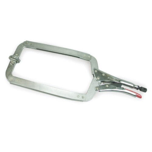 Stronghand Locking C-Clamp Pliers Swivel Pads 450mm