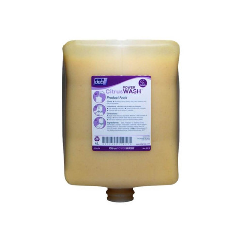 Deb Kresto Citrus Power Wash Hand Cleaner Cartridge 4L Deb Kresto Citrus Power Wash Hand Cleaner Cartridge 4L