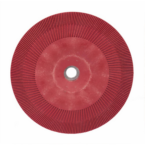 3M 180mm x M14 High Pressure Ribbed Red Back-Up Pad