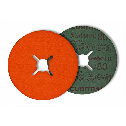 3M Cubitron II 987C 100x16 80+ Fibre Disc 25/pk