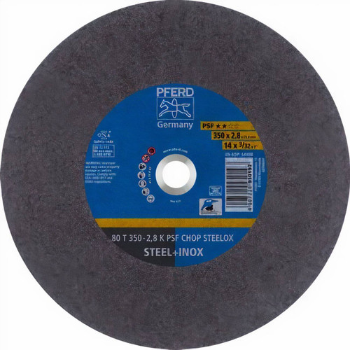 Pferd A36K PSF Chop Steelox 350x2.8x25.4mm 80T Cut Off Wheel