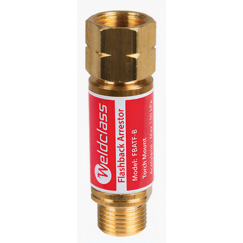 Torch End Fuel Gas Flashback Arrestor