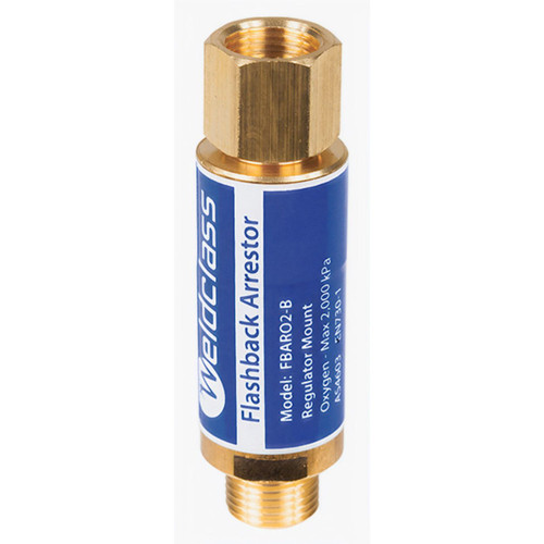 Regulator End Oxygen Flashback Arrestor