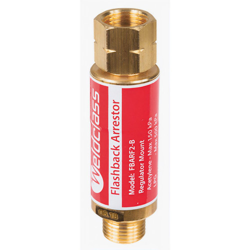Regulator End Fuel Gas Flashback Arrestor