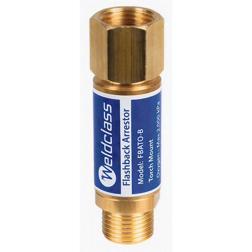 Torch End Oxygen Flashback Arrestor