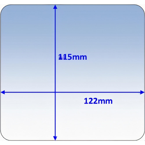 Clear Outer Lens 122x115 suit Mach 4