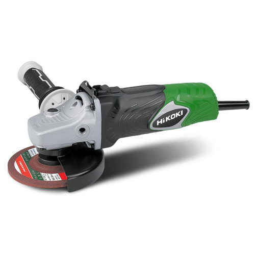 Hikoki 125mm Angle Grinder With Slide Switch & Anti-Vibration Handle 1400W 240V