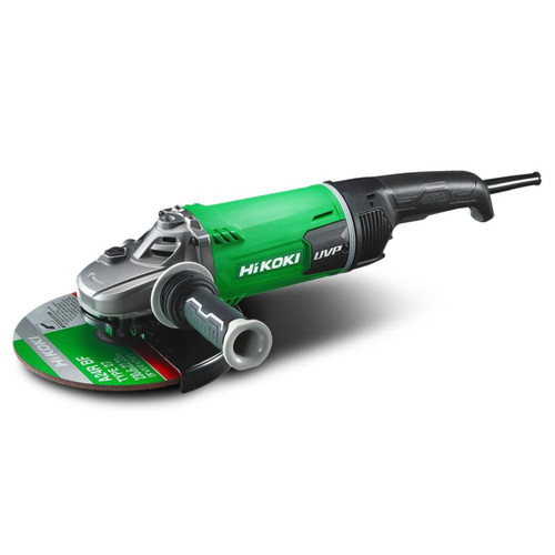 Hikoki 230mm Angle Grinder With Trigger Switch & Anti-Vibration Handle 2400W 240V Soft Start