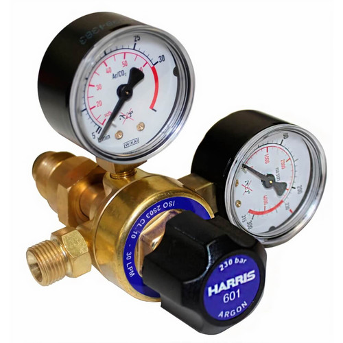 Harris 601 Argon Regulator, Rear Inlet, 0-30lpm