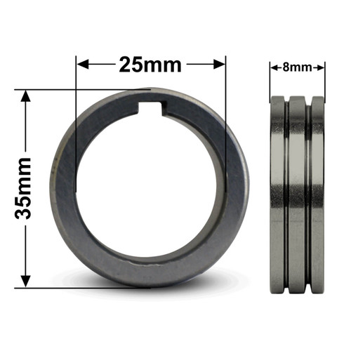 Band 35/25 0.8/1.0mm Aluminium Drive Roller