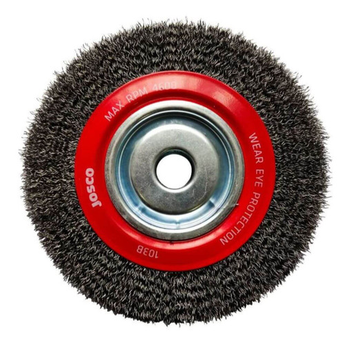 Josco 200x38mm MB Steel Crimped Wire Wheel Brush